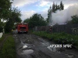 Пожар в Галичском районе локализован