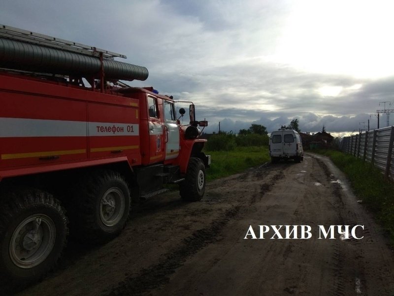 Пожар в г. Галич — МЧС России по Костромской области